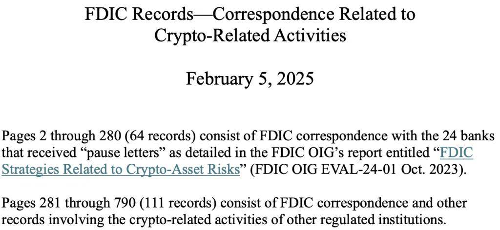 FDIC通过新的区块链政策转变，为加密货币发展扫清道路